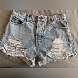 REVICE Light Blue Denim Shorts